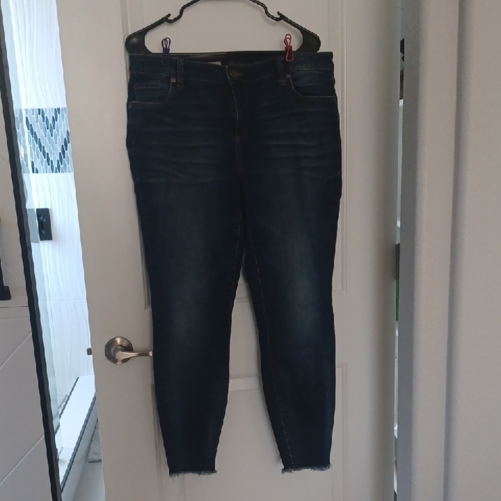 Kut from the Kloth Dark Blue Ankle Jeans